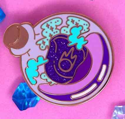 Final Fantasy XIV Pin Set - FF 14 Job Stone Potions Hard Enamel Pins