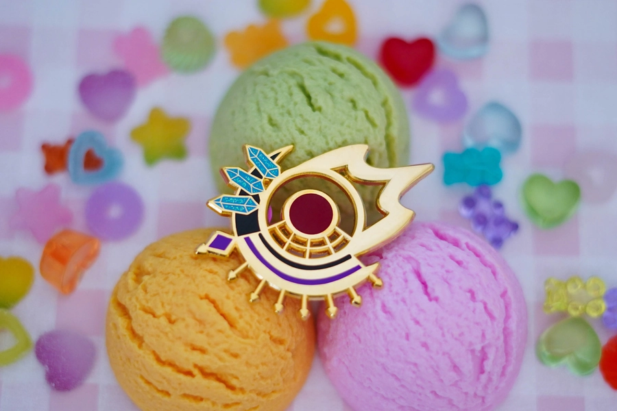 FFXIV Black Mage Job/Class Enamel Pin