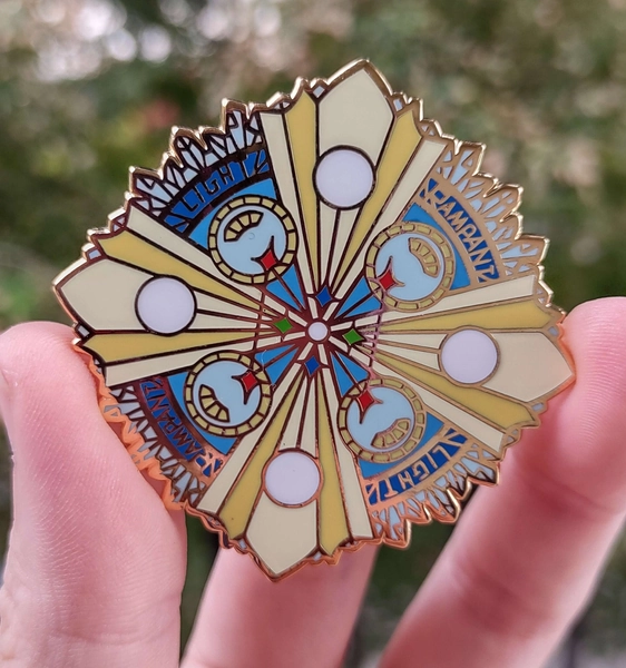 E8S Light Rampant 2" Enamel Pin