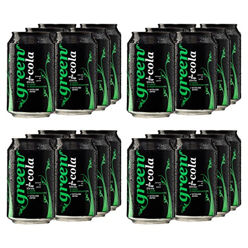 Green Cola Getränk Zuckerfrei Aspatamefrei Ohne Konservierungsstoffe Nur Natürliche Aromen inkl. Pfand (Dose 0,33l 24er Pack)