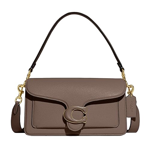 Coach Women's Polished Pebble Leather Tabby Shoulder Bag 26 Refresh - One Size - Dark Stone