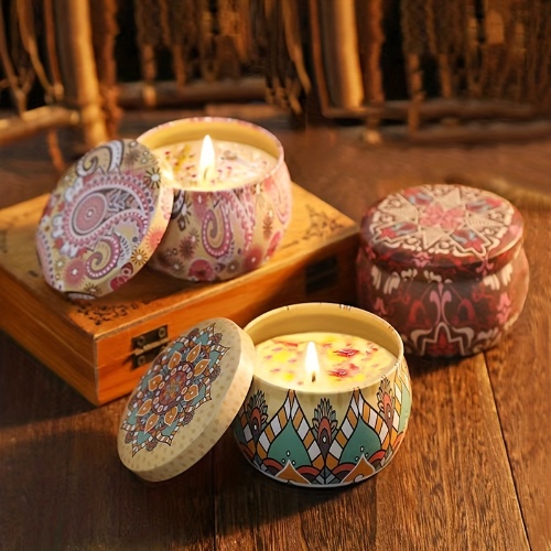 1pc Soy Wax Candle with Sparkle, Perfect for Valentine&#39;s Day, Spring, Summer, Fall, and General Home Decorating
