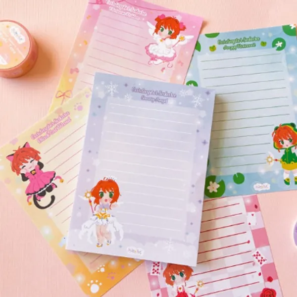 Cardcaptor Sakura Inspired Large Memo Pad/ Anime Memo Pad / | Etsy