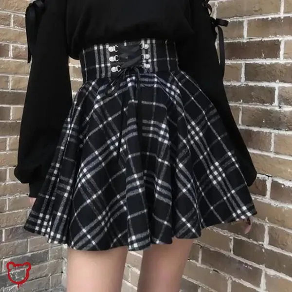 Ash's Plaid Skirt