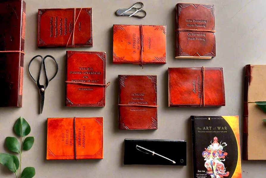 Quotes Handmade Leather Journals