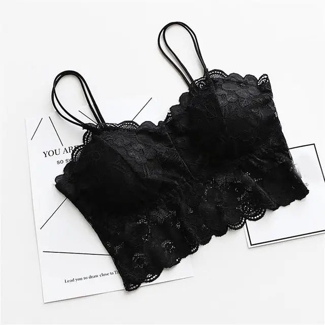 Elegant Lace Camisole for Versatile Styling - Black