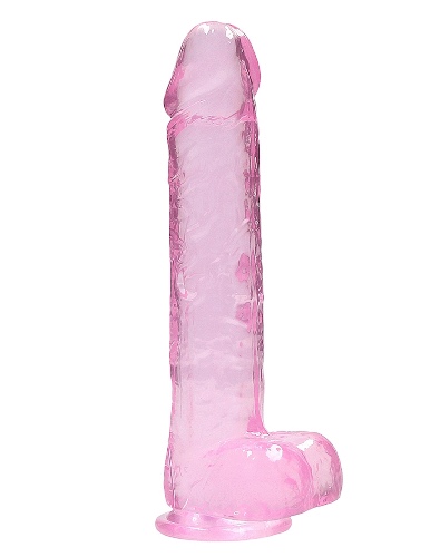 9in Realistic Dildo With Balls | Pink