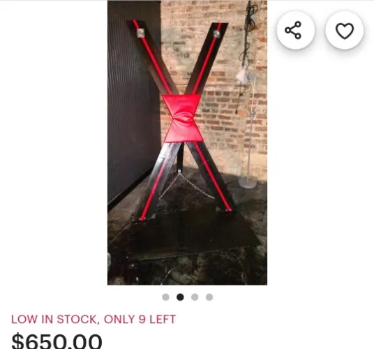 Portable saint andrew's cross