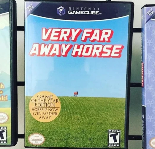 Very far away horse for Gamecube
