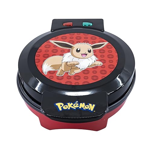 Uncanny Brands Pokémon Eevee Waffle Maker - Make Bounty Eevee Waffles - Kitchen Appliance - Eevee