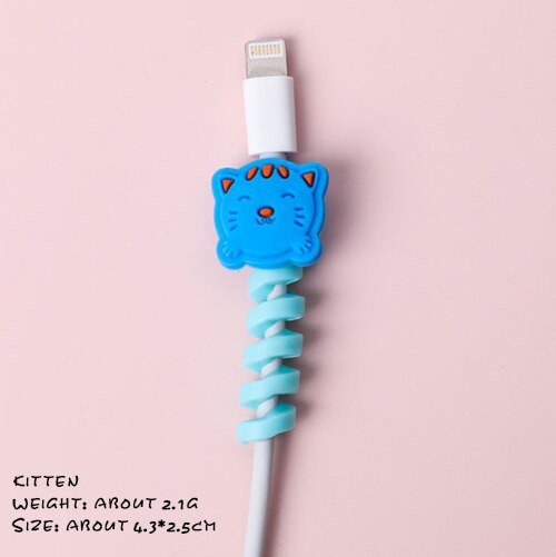 Cartoon Charging Cable Character - Kitten