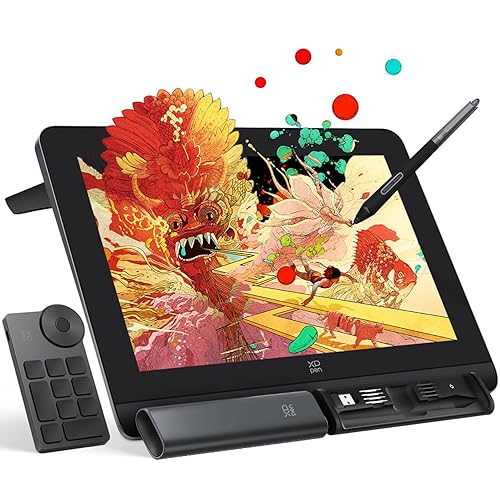 XPPen Artist Pro 14 Gen2 Drawing Tablet with Screen 14 inch Graphic Art Tablet with Full Laminated Anti-Glare Screen 16384 Pressure Levels X3 Pro Battery-Free Stylus 123% sRGB Tilt Stand Mini Keydial - 14 inch