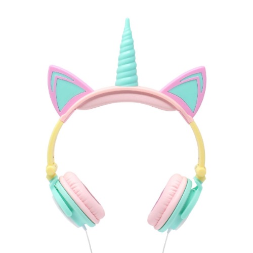 LED Light-Up Unicorn Headset - White/Pink