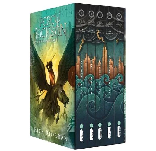 Box Percy Jackson e os Olimpianos (Em Portuguese do Brasil)