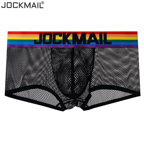 Men Briefs Underwear Sexy Breathable Rainbow stripes Underpants Comfortable Underwear Shorts Cueca Gay Male Panties Hot|Briefs|   - AliExpress