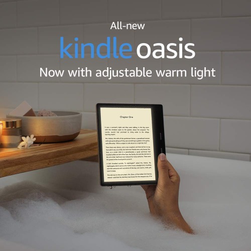 Certified Refurbished Kindle Oasis - Now with adjustable warm light - Wi-Fi + Free Cellular Connectivity, 32 GB, Graphite - Graphite 32 GB Wi-Fi + Free Cellular Connectivity Without Special Offers