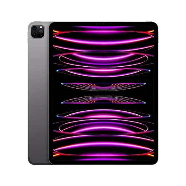Apple 2022 iPad Pro de 12,9 Pulgadas (Wi-Fi + Cellular, 128 GB) - Gris Espacial (6.ª generación)