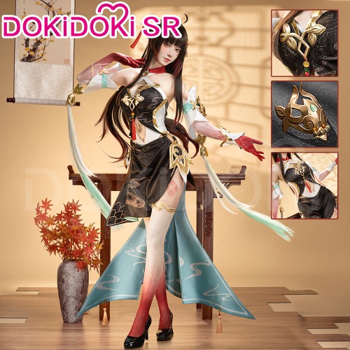 DokiDoki-SR Game Honkai: Star Rail Cosplay Lingsha Costume Ling Sha | S-Order Processing Time Refer to Description Page
