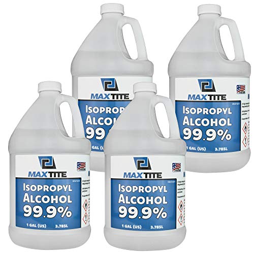 MaxTite Isopropyl Alcohol 99.9% (4 Pack, 1 Gallon) (4 Gal) - 4 Gal