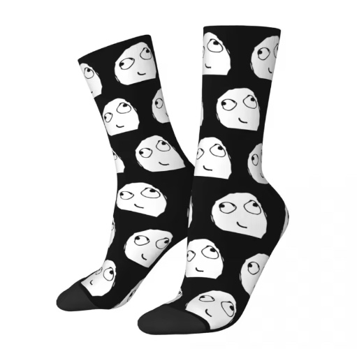 Derp Face Socks