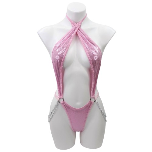 Baby Pink Cutout Bodysuit | S