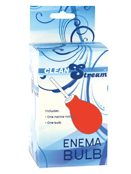 CleanStream Enema Bulb Red