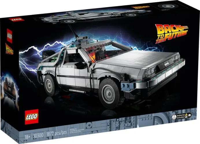 Back to the Future Time Machine 10300 | LEGO® Icons | Buy online at the Official LEGO® Shop US 