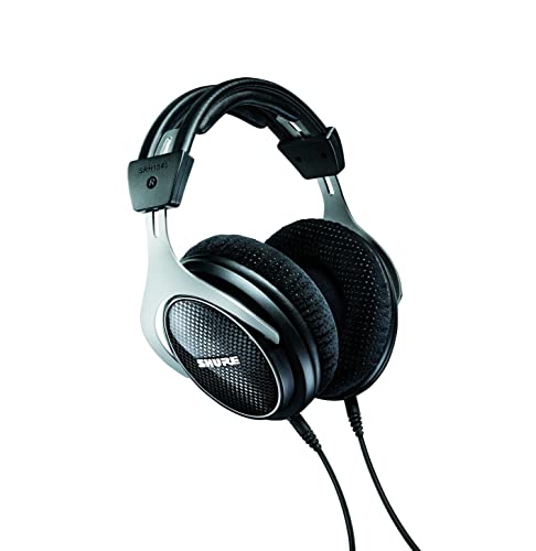 Shure SRH1540 Premium Closed-Back Headphones with 40mm Neodymium Drivers for Clear Highs and Extended Bass, Built for Professional Audio/Sound Engineers, Musicians and Audiophiles (SRH1540-BK) - New Packaging