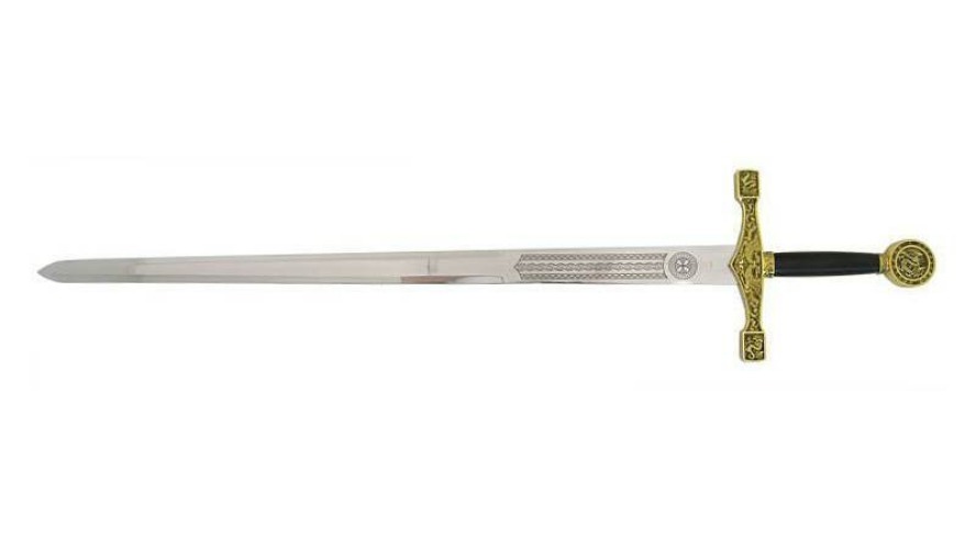 Excalibur Sword- Gold Version - Decorative Fantasy Swords -  at Reliks.com