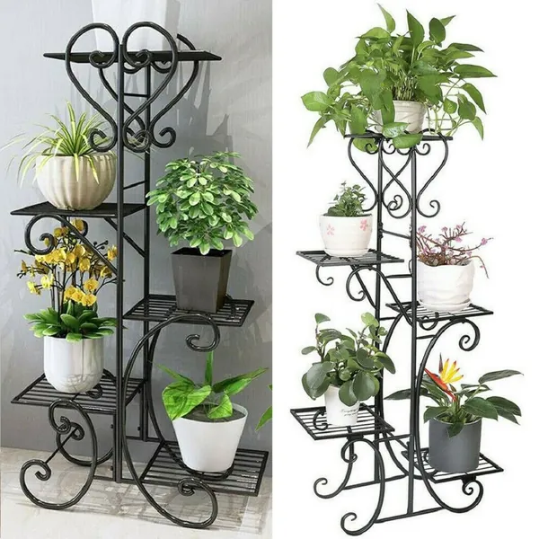 Indoor and outdoor 5 Tier Metal Plant Stand