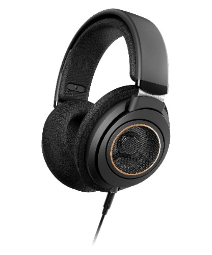 New Philips SHP9600 Wired, Over-Ear, Headphones, Comfort Fit, Open-Back 50 mm Neodymium Drivers (SHP9600/00) - Black