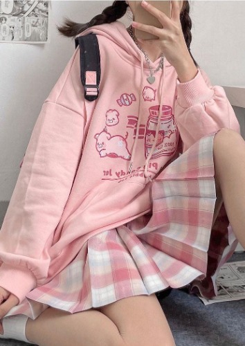 Pink Piggy Hoodie - Pink / XL