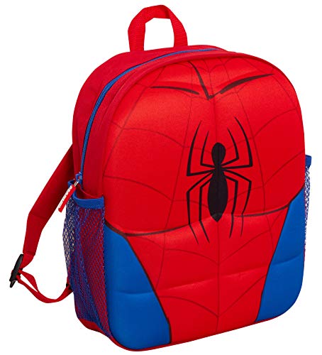 Marvel Spiderman Backpack 3D Plush Bag Rucksack - Red