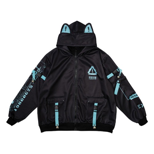 ERROR CODE JACKET BLUE | BLACK/BLUE / ONE SIZE