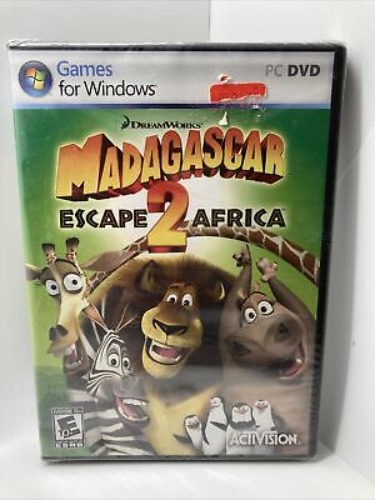 Madagascar Dreamworks Escape 2 Africa PC DVD Windows Video Game Brand New Sealed 5030917057762 | eBay