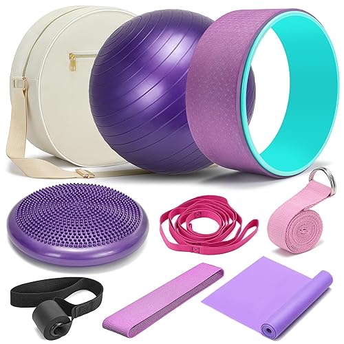 HNCTINNO Yoga Wheel Set