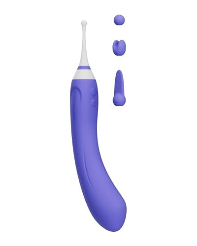 LOVENSE Hyphy G Spot Vibrator for Clitoris Vagina Dual Stimulator, 3 Attachments Mini Nipple Massagers for Female, Small Vibrator Sex Things for Women Pleasure, Waterproof Vibrating Sex Toys