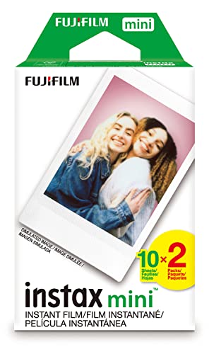 Fujifilm Instax Mini Instant Film Twin Pack (White), 20 photos - 20 photos - White