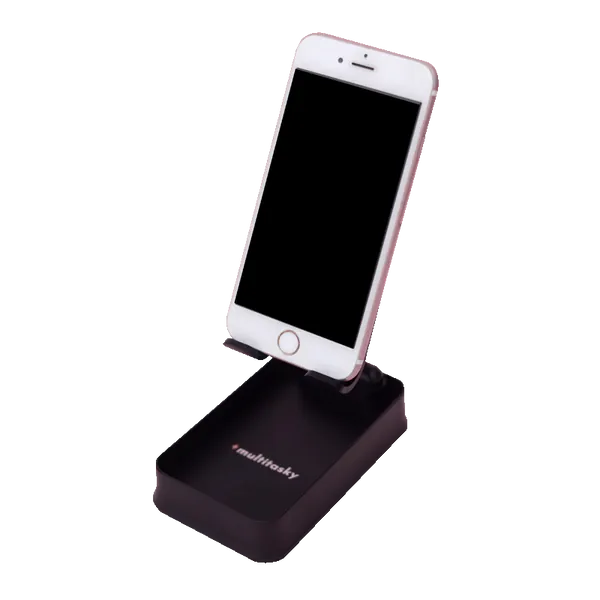 Minimalist Foldable Desk Phone & iPad Stand by Multitasky