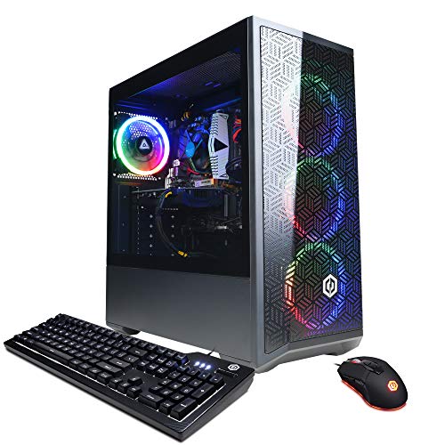 CYBERPOWERPC Gamer Xtreme VR Gaming PC, Intel Core i5-12400F 2.5GHz, GeForce RTX 3050 8GB, 16GB DDR4, 500GB NVMe SSD, WiFi & Win 11 Home (GXiVR8060A16), Black - i5-12400F |RTX 3050 - Gaming PC