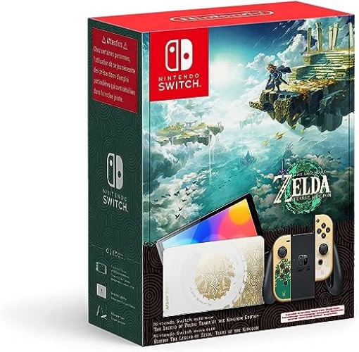 Nintendo Switch (OLED Model) Zelda: Tears of the Kingdom Limited Edition - Zelda Tears of the Kingdom Edition - Console