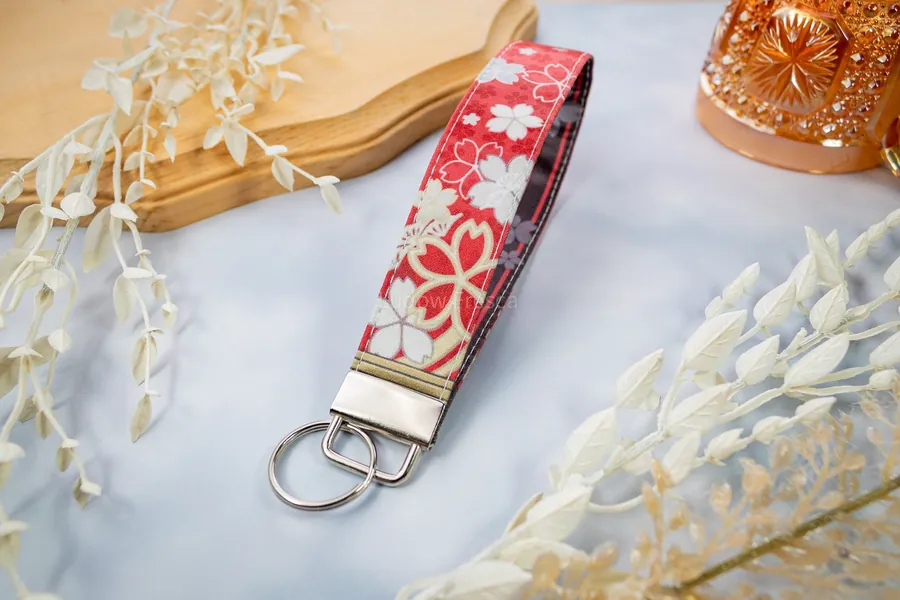 [Genshin Impact] Yae Miko Inspired Fabric Key Fob Wristlet
