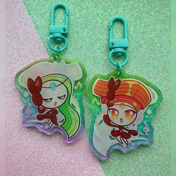 Meloetta keychain