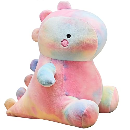 VHYHCY Cute Dinosaur Plush Toys, Fat Dinosaur Stuffed Animals Toys Dolls, Soft Plush Stuffed Animal Dino Plushie, Birthday Gifts for Kids Girls Boys Colorful 20 inch - Colorful - 20 inch