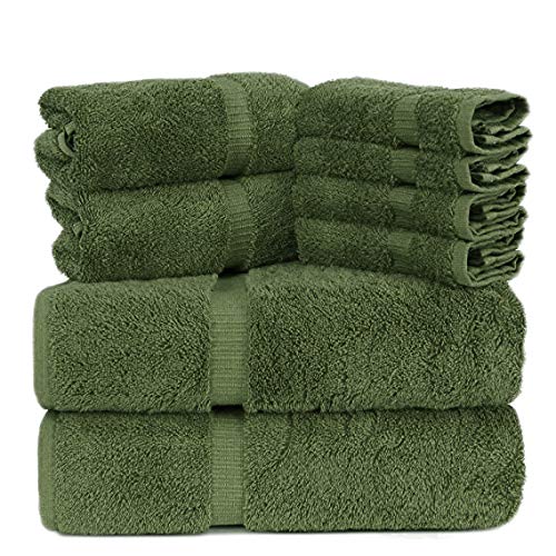 Moss Green Towel Set