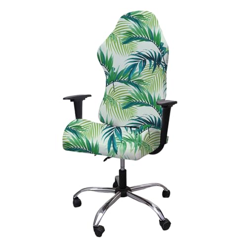 CRFATOP Printed Gaming Chair Covers Slipcovers Stretch Game Chair Seat Cover Computer Chair Slipcovers Spandex Universal Rotating Chair Protector for Armchair Swivel Computer Boss Chair,42 - Color 42