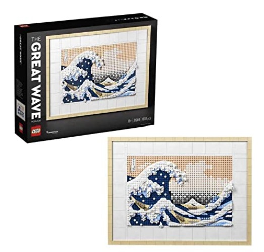 LEGO 31208 Art Hokusai – Big Wave, Japanese 3D Wall Panel, Picture - Ocean, Creative Hobbies for Adults, DIY DIY Home or Office Decoration