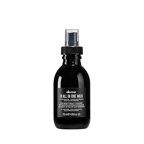 Davines OI All in One Milk | Hair Milk Spray | Powerful Hair Detangler + Hydrating Leave-In Treatment | Smoothes Frizzy Hair - 4.6 Fl Oz (Pack of 1)