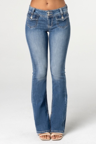 Heavenly Jenny Bootcut Jeans | 25 / 32" / Light Wash