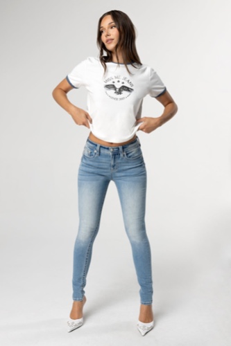 Classic Heaven Light Skinny Jeans | 24 / 30" / Light Wash
